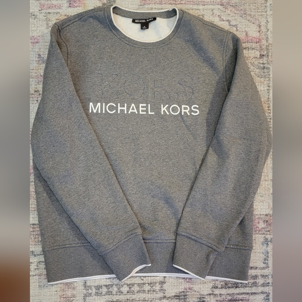 Michael Kors Charcoal Crewneck Sweater SIZE M